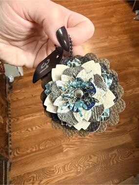 Handmade Floral Bag Charm